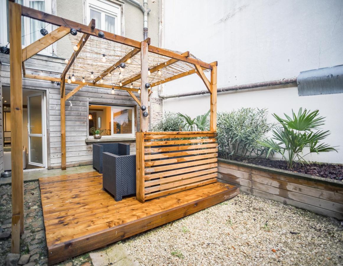 Апартаменты L'Art Du Temps - Terrasse -1 Min Hypercentre Труа Экстерьер фото